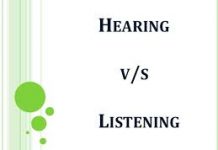 Difference Between Hearing and Listening Difference between hearing and listening